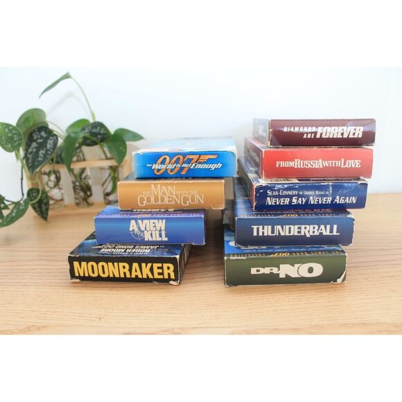 James Bond 007 VHS Colletction Lot of 9 - TESTED and WORKING. - Picture 6 of 17